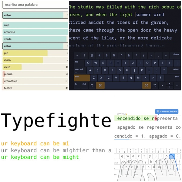 juegos mecanografia collage