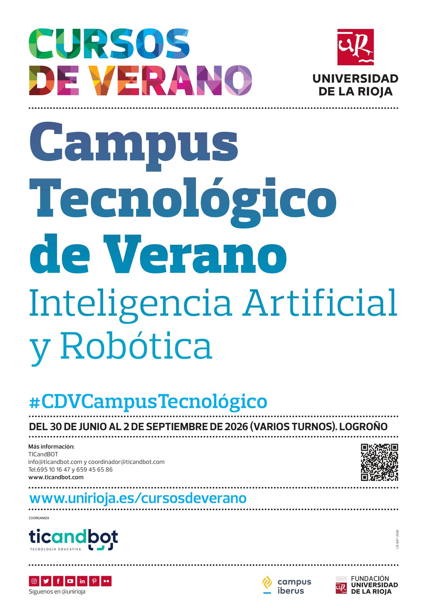 Cartel CampusUR2026 IA y Robotica